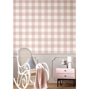 Cristiana Masi|Tapete für Kinder mit gezeichneten Blättern in Blau und Beige|Kindertapete 2