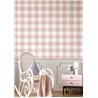Cristiana Masi|Papier Peint pour enfants à grands carreaux en rose poudré|Enfants