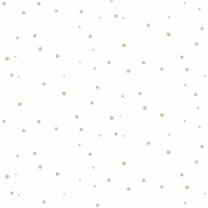 Cristiana Masi|Papier Peint pour enfants avec petites étoiles en rose et taupe|Enfants
