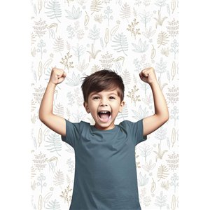 Casadeco|Kids wallpaper white and beige jungle with animals|Children's 2