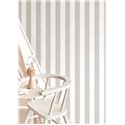 Cristiana Masi|Wallpaper for children with wide stripes in light taupe|Children's
