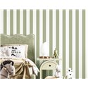 Cristiana Masi|Papel pintado infantil rayas anchas en verde salvia|Infantil