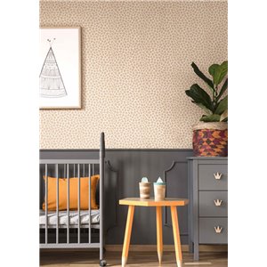 Casadeco|Papier peint enfant village de souris blanc multicolore|Enfants 2