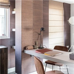 Elitis|Wallcovering velvet mottled light brown|Wall Coverings 2