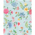 Pip Studio|Papier peint floral romantique bleu ciel et multicolore|Romantique
