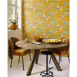 Rasch|Wallpaper printed brown leaves|Wallpaper 2