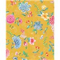 Pip Studio|Papel pintado floral amarillo muy romántico|Papel Pintado