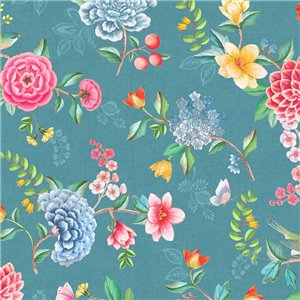 As Creation|Tapete Vintage-Rosen in Weiß und Grau|Tapeten