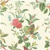 Pip Studio|Romantic white wallpaper with flowers and birds|Wallpaper