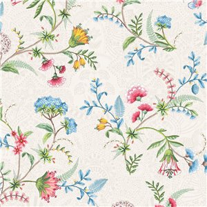 As Creation|Papier peint imprimé roses et dahlias|Papier Peint