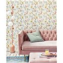 Pip Studio|Romantic multicolor blue floral wallpaper|Wallpaper