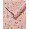 Pip Studio|Papier peint romantique rose avec fleurs multicolores|Romantique
