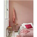 Pip Studio|Romantic pink and beige striped wallpaper|Stripes