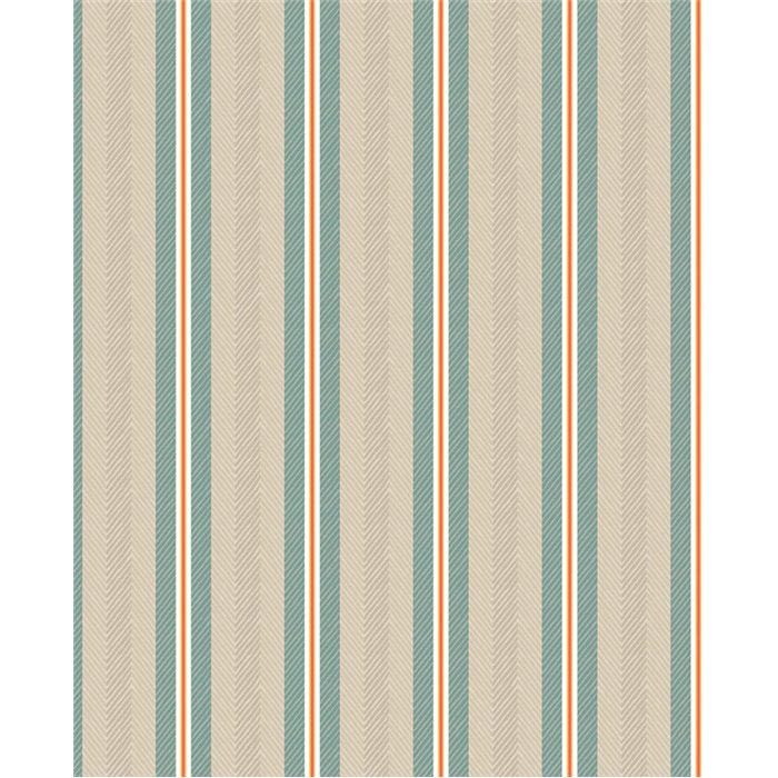 Pip Studio|Romantic-style green and beige striped wallpaper|Stripes