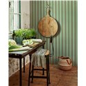 Pip Studio|Papier peint rayures vertes style romantique|Rayures