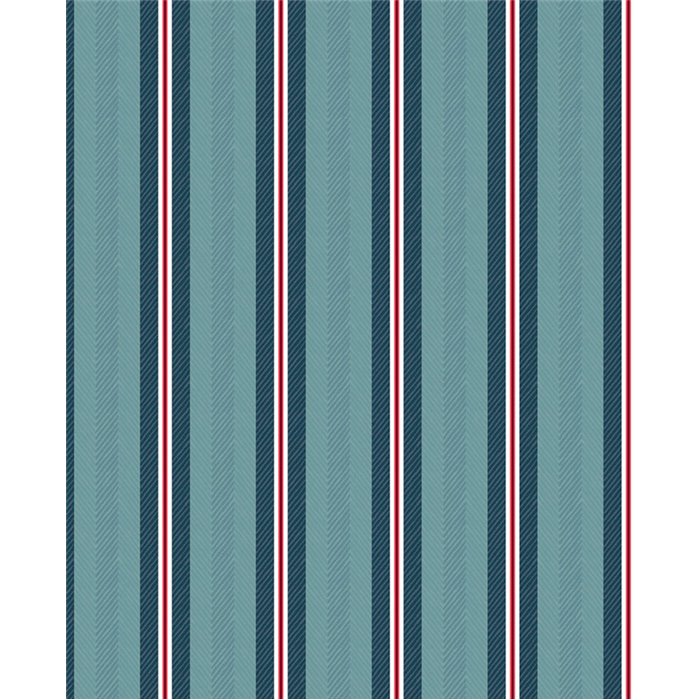 Papel pintado moderno rayas azules y rojas - Pip Studio Pip Studio 5 300135
