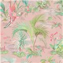 Pip Studio|Romantic wallpaper with pink flowers and exotic birds|Romantic