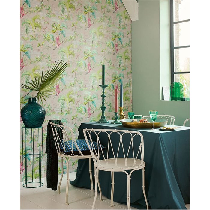 Pip Studio|Wallpaper with exotic plants and tropical birds|Wallpaper