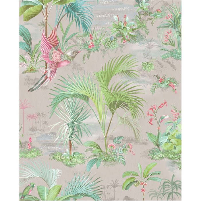 Pip Studio|Wallpaper with exotic plants and tropical birds|Wallpaper
