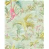 Pip Studio|Romantic pastel green wallpaper with birds and flowers|Tropical