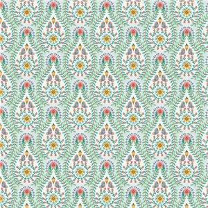 Pip Studio|Wallpaper with small green flowers|Romantic