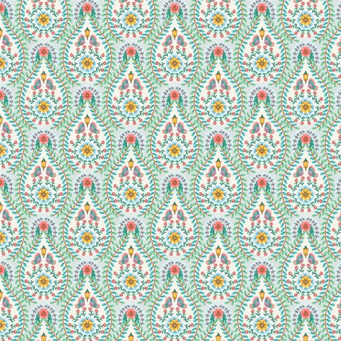 Pip Studio|Papel pintado romántico con forma de óvalos florales|Romántico