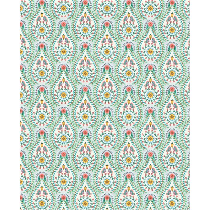 Pip Studio|Romantic wallpaper with floral oval motifs|Romantic