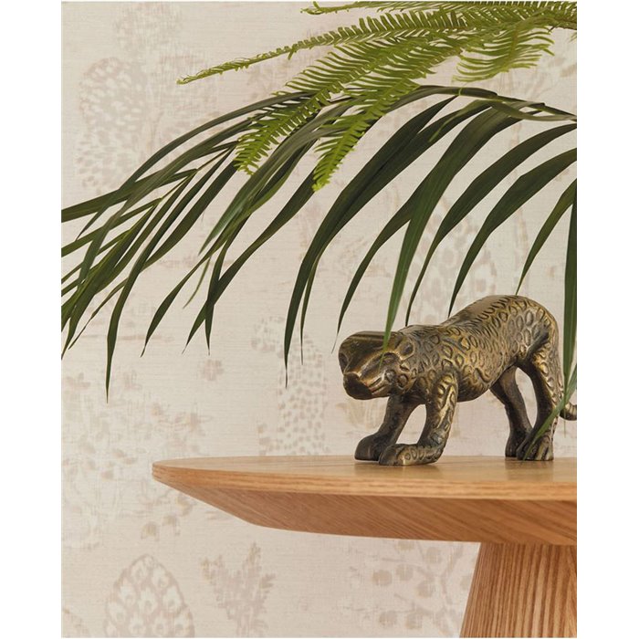 Eijffinger|Tropical toile de Jouy wallpaper in sand beige|Ethnic