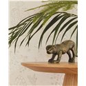 Eijffinger|Tropische Toile-de-Jouy Tapete in Sandbeige|Ethnisch