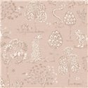 Eijffinger|Exotic landscape wallpaper with tigers and leopards in pastel pink|Wallpaper