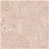 Eijffinger|Exotic landscape wallpaper with tigers and leopards in pastel pink|Wallpaper
