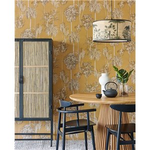 Casamance|Leinenoptik Tapete Textil rot|Tapeten 2