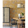 Eijffinger|Papier peint grande échelle palmiers jaune ocre|Papier Peint