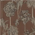 Eijffinger|Papier peint grande échelle palmiers marron|Papier Peint