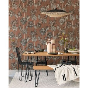 Eijffinger|Papier peint palmiers effet textile beige sable|Papier Peint 2