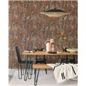 Eijffinger|Large-scale wallpaper with palm trees in brown|Wallpaper