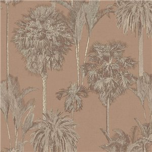 Elitis|Papel pintado efeto madera con anillos verde grisáceo|Papel Pintado