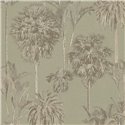 Eijffinger|Wallpaper with tropical palm trees in pastel green|Tropical