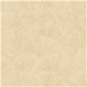 Eijffinger|Minimalist wallpaper with ginkgo leaves in beige|Wallpaper
