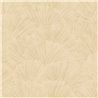 Eijffinger|Minimalist wallpaper with ginkgo leaves in beige|Wallpaper