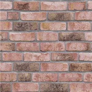 Papeldecor|Papier Peint brique blanche avec chaux|Imitation Brique