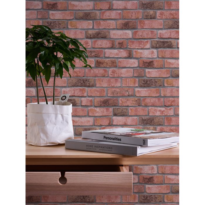 Papel pintado ladrillo rojo urban - As Creation Brick & Stones 388121