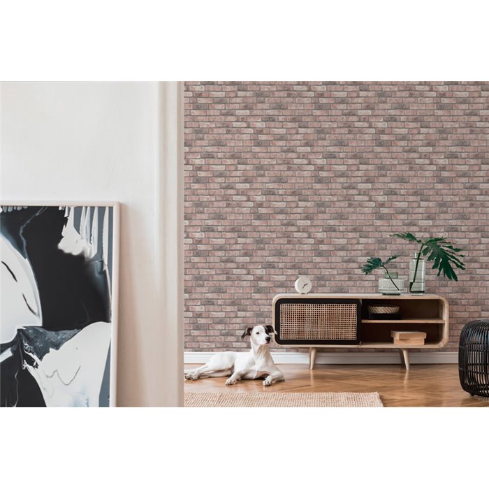 Papel pintado ladrillo marrón urbano - As Creation Brick & Stones 388122