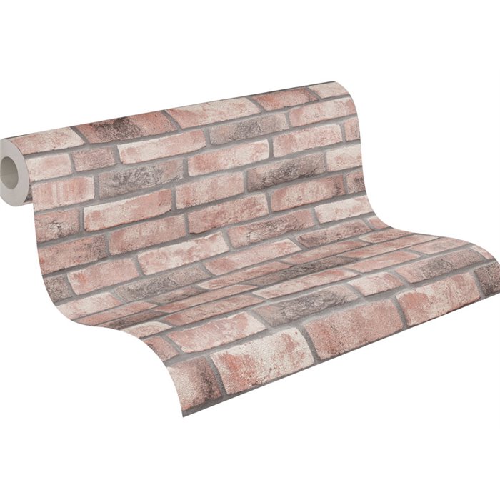Papel pintado ladrillo marrón urbano - As Creation Brick & Stones 388122