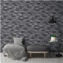 As Creation|Wallpaper gray and black brick|Brick Imitation