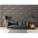 As Creation|Wallpaper wall with natural stone slats|Stone Imitation