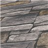 As Creation|Wallpaper wall with natural stone slats|Stone Imitation
