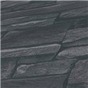 As Creation|Wallpaper natural stone wall in black slats|Stone Imitation
