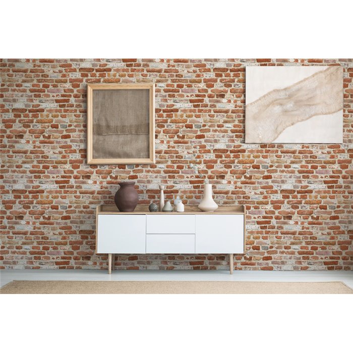 As Creation|Wallpaper industrial brown brick|Brick Imitation