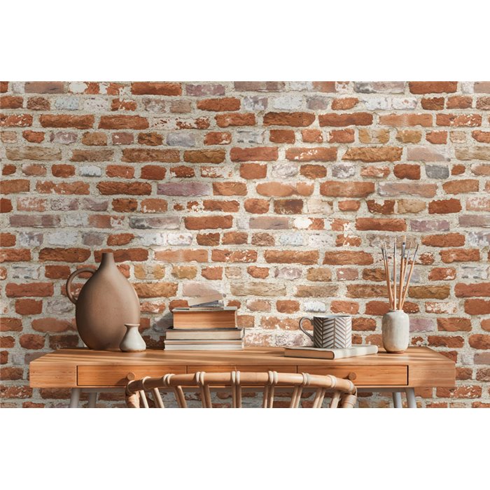 As Creation|Wallpaper industrial brown brick|Brick Imitation
